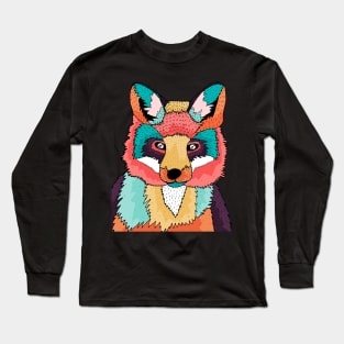 The colourful Fox Long Sleeve T-Shirt